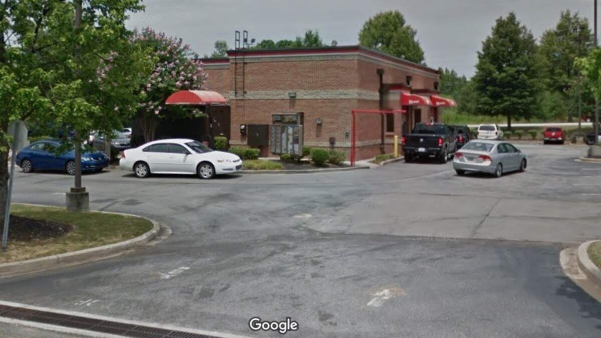 Two women got out of their car and berated the couple in the car in front of them in a Wendy’s drive-thru in Spartanburg, SC, according to police.