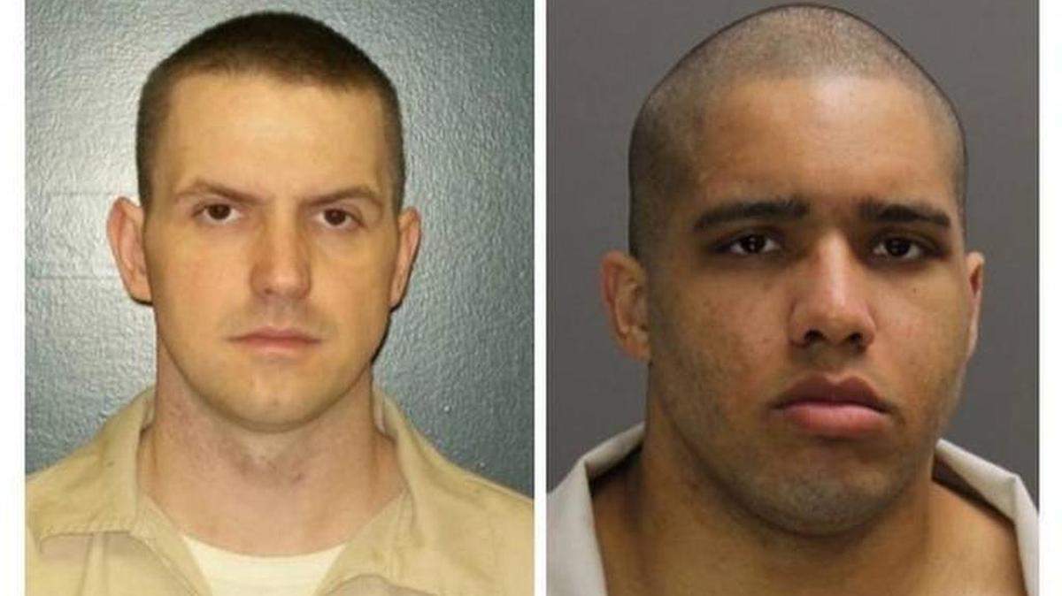 Accused killers, Denver Jordan Simmons, left, and Jacob Theophilus Philip