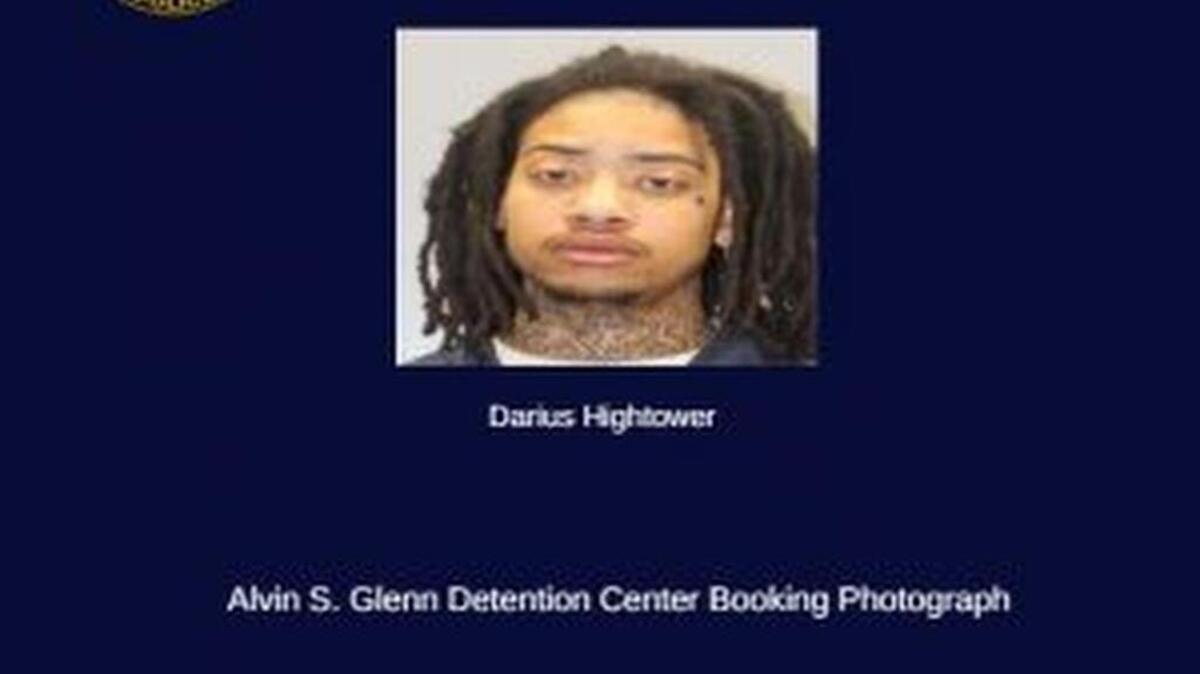 Darius Hightower is charged with indecent exposure.