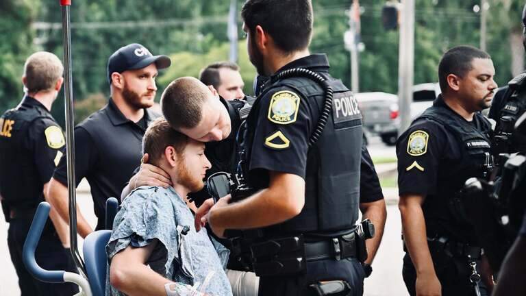Columbia PD shares photos of injury officer who continues his recovery