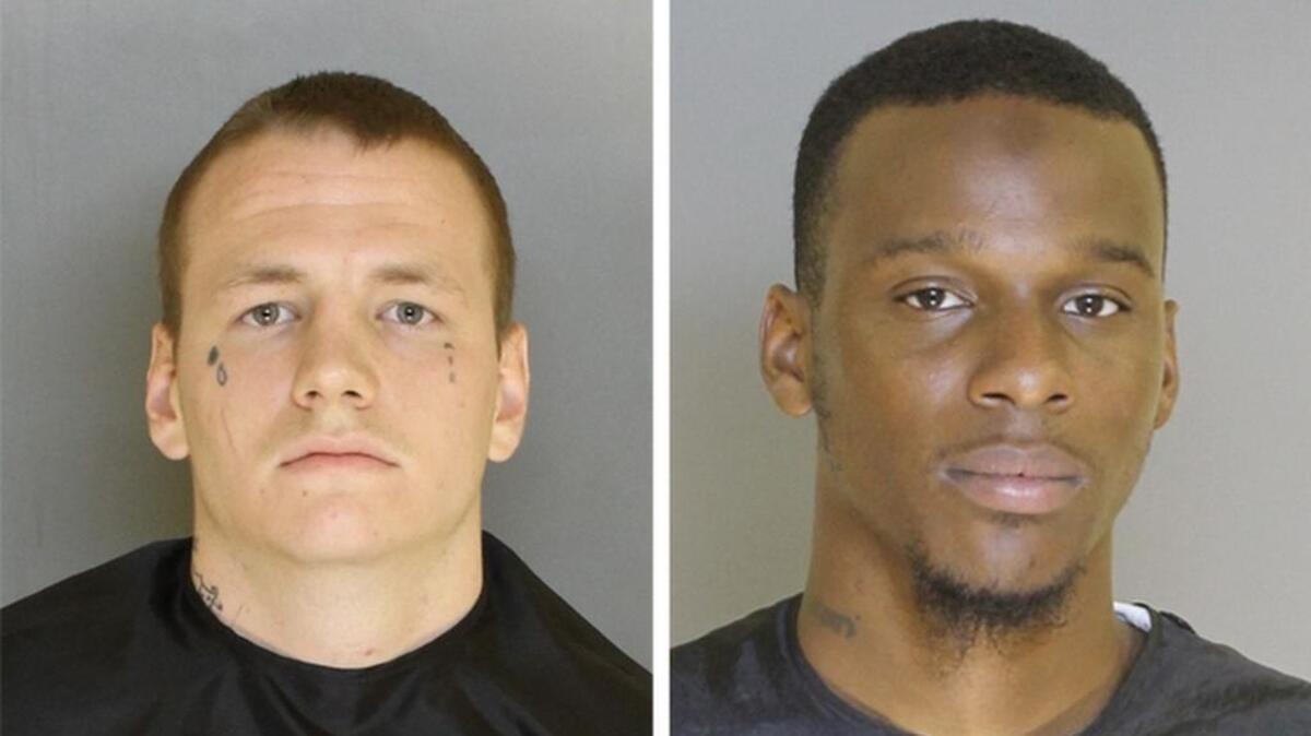 Howard Hodge (on left) and Jawan Louis Artis