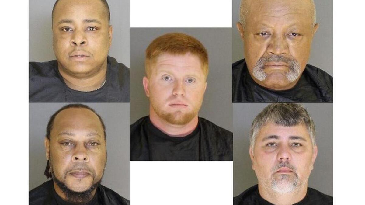 (From top left clockwise) Foster, (center) Martin, Rufus, Rigdon, Nelson