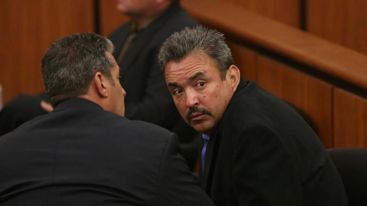 Greg Leon at a bond hearing in July 2014 where he faced charges of bribing Lexington County Sheriff James Metts.