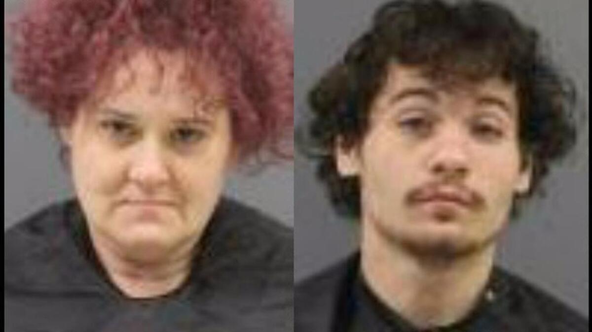 Dawn Michelle Wilkins, left, and her son Charles Jacob Bridges are charged with murder.