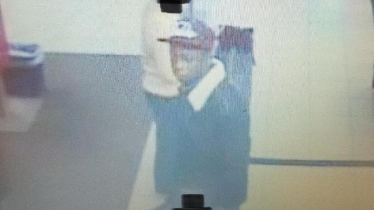 Suspect in Wells Fargo bank robbery in Lexington County.
