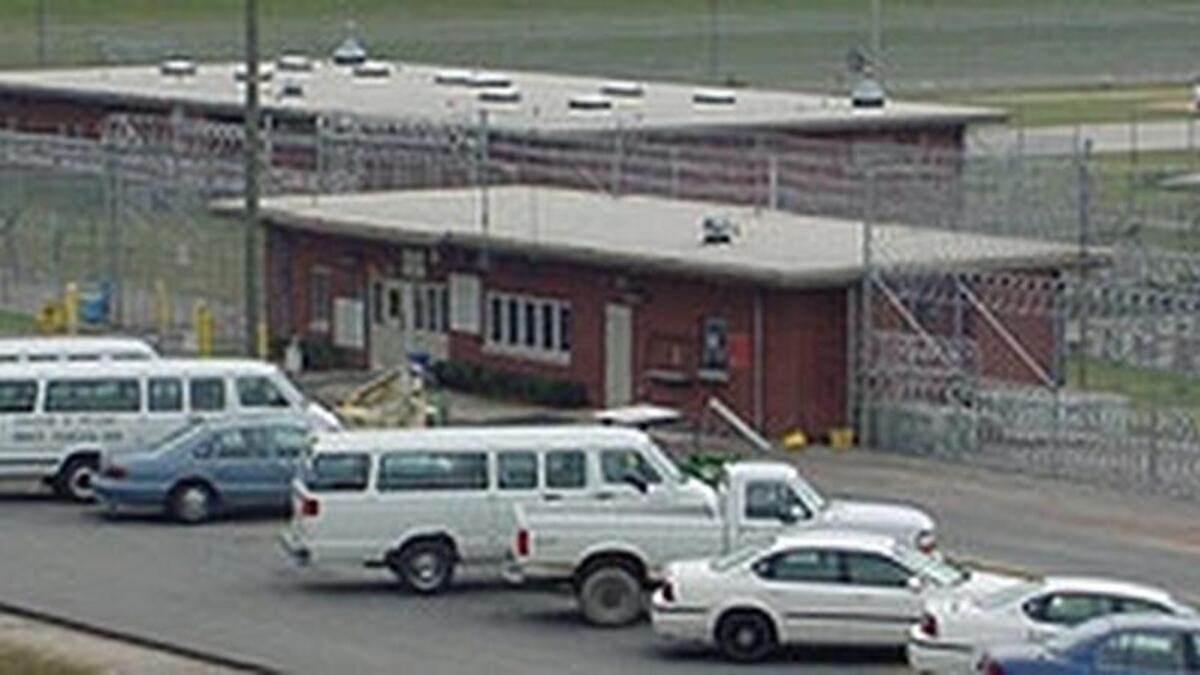 The gatehouse at Brown Creek Correctional Institution in Polkton.