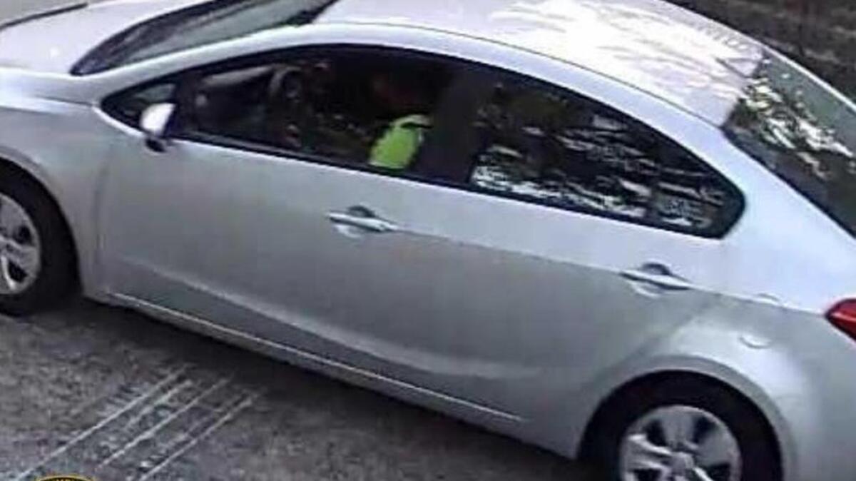 Surveillance photo of a vehicle involved in suspicious activity in Two Notch area.