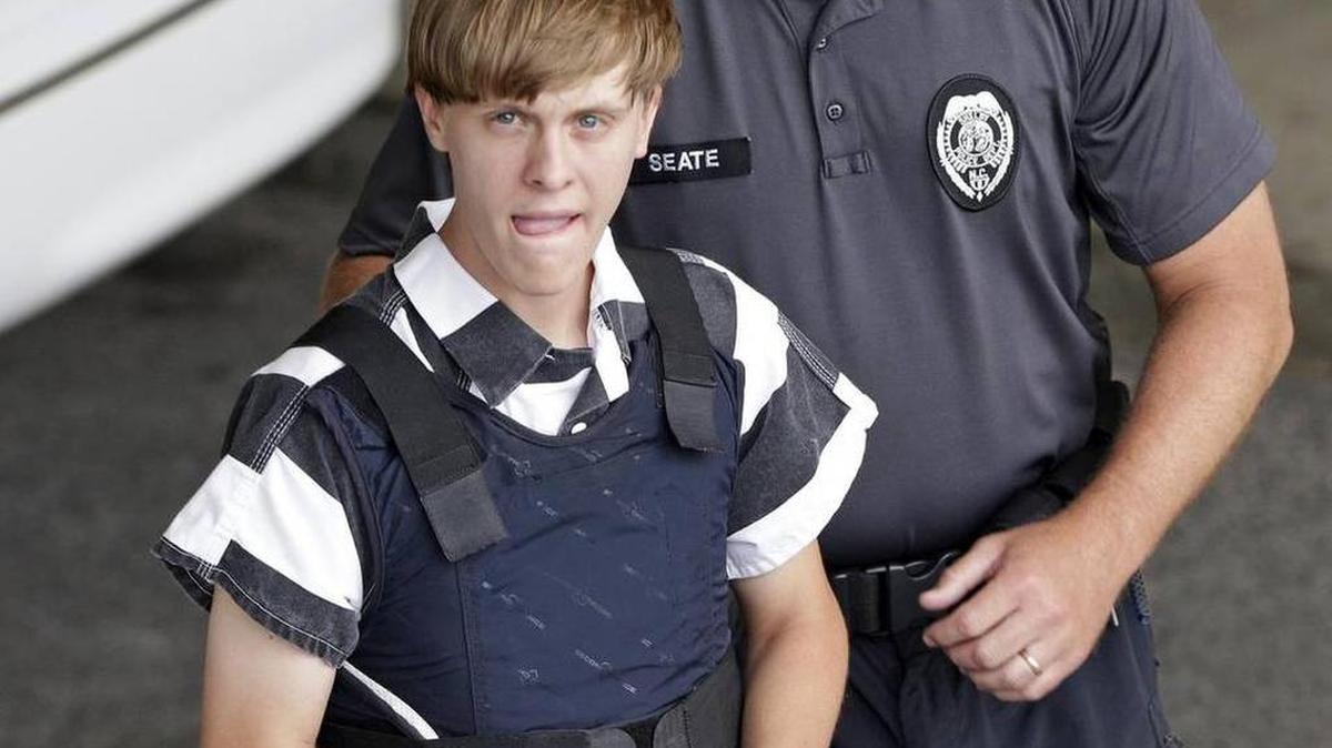 Dylann Roof when he was returned from North Carolina, where he was arrested the day after the shootings.