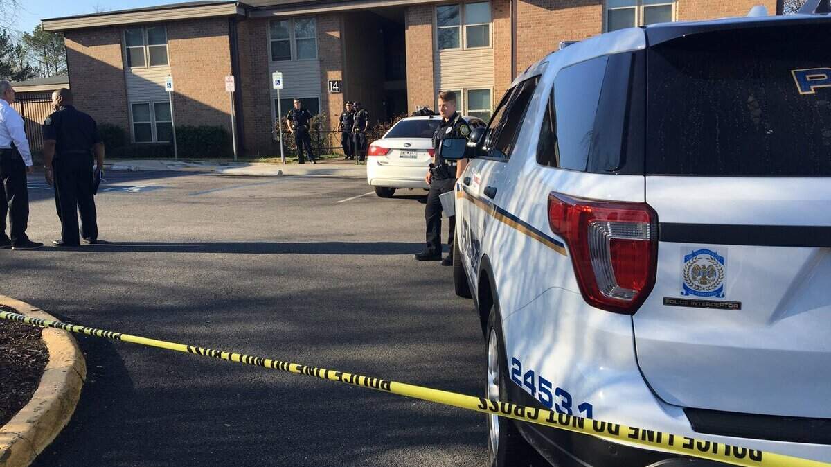 Two people were shot at a Columbia, SC, apartment complex on Thursday.