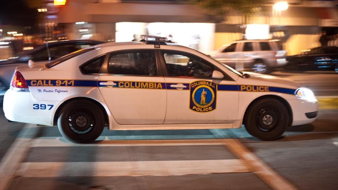 Columbia police patrol car