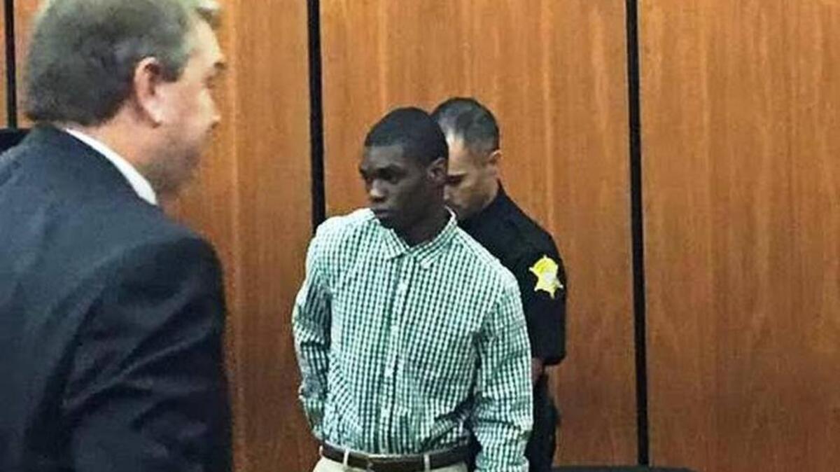 Jermaine Davis in court on Tuesday.