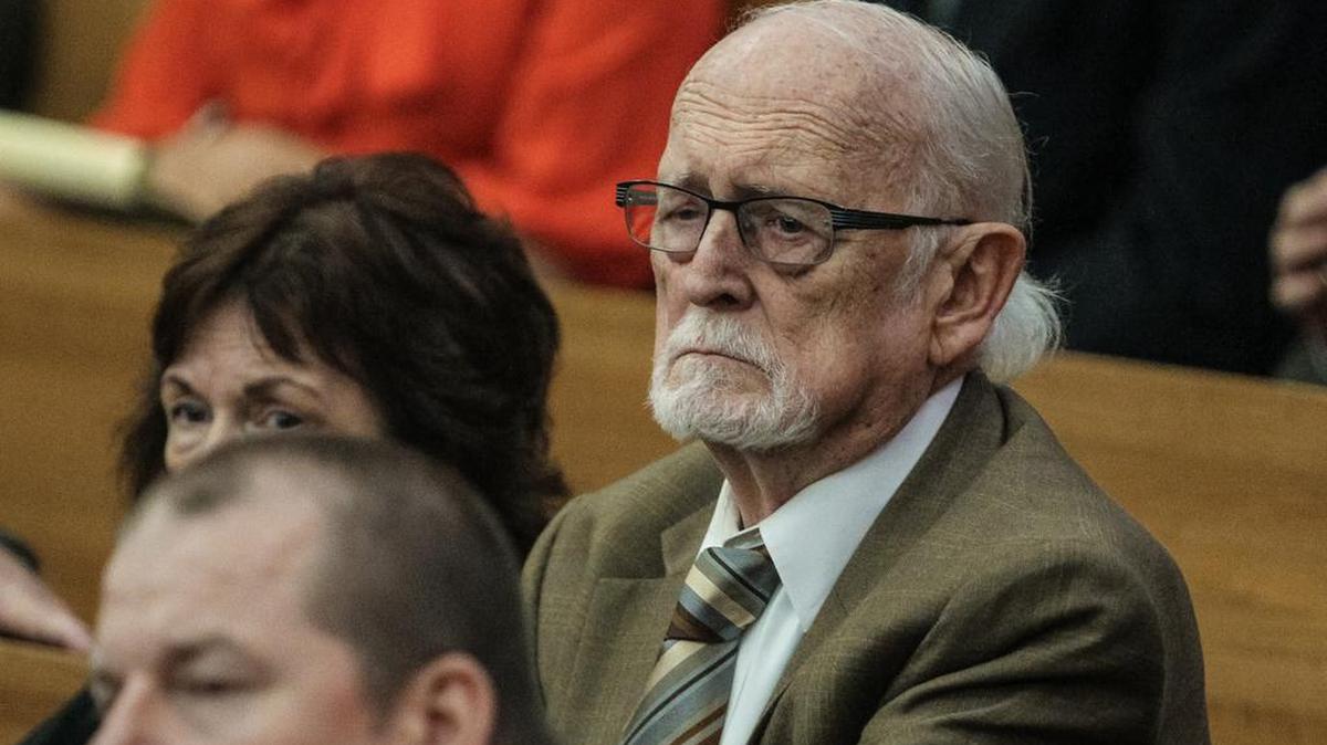 Richard Quinn Sr. watches court proceedings in May.