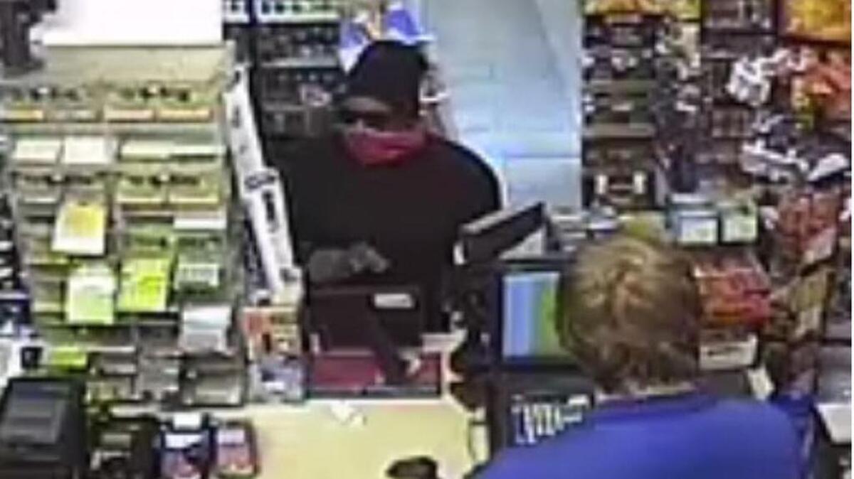 Surveillance photo of armed robbery, Oct. 6, 2015, at Scotchman convenience store on Sunset Boulevard in West Columbia.