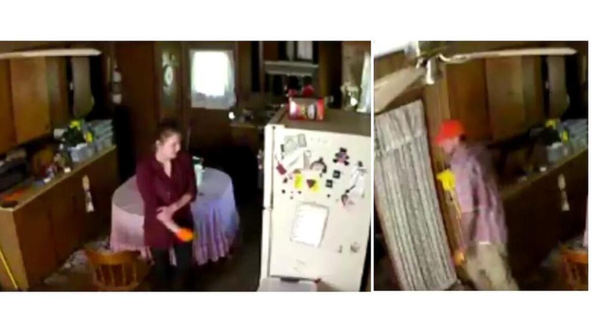 Screen shots from surveillance video at Lawson Road home burgled in Batesburg-Leesville