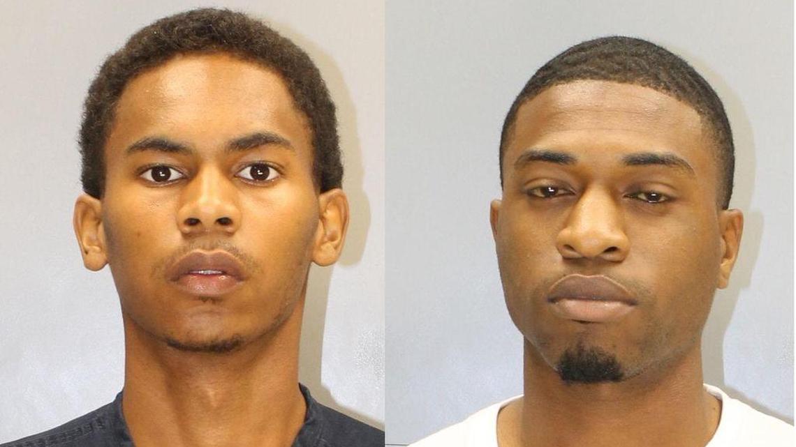 Johnny Alston, left, and Raheem Scott