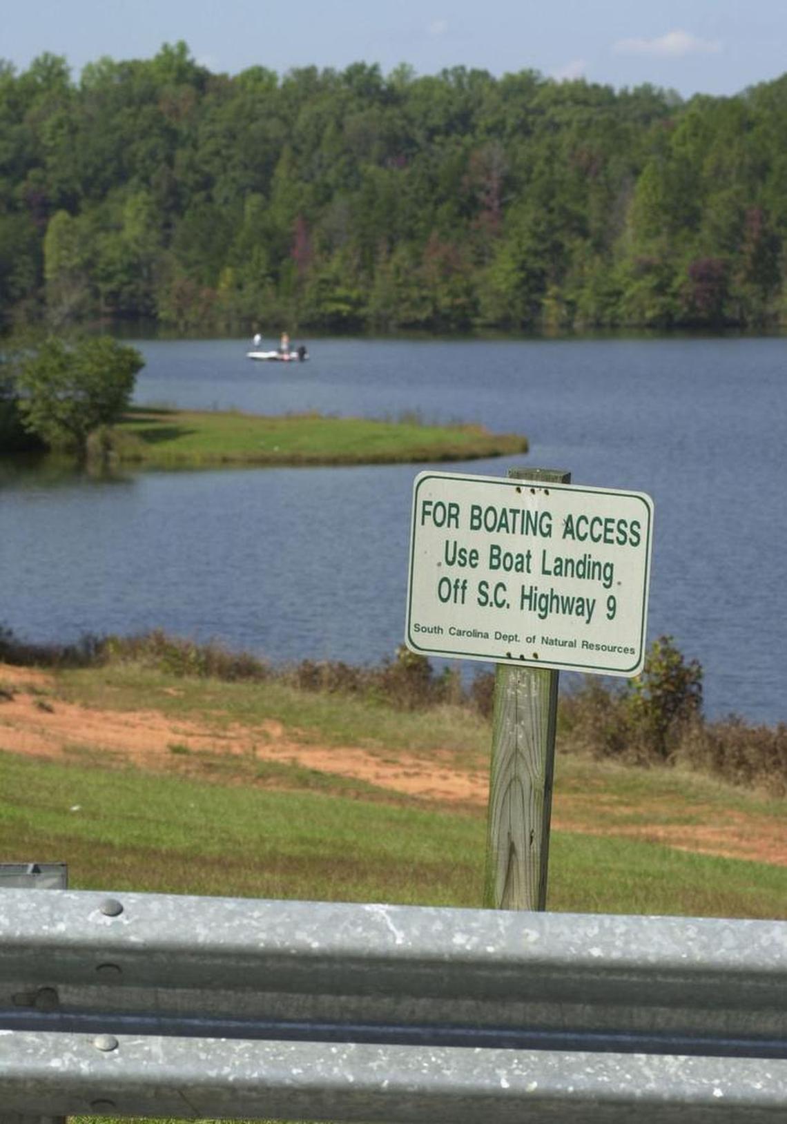 The boat ramp where Susan Smith’s car rolled into John D. Long lake.
