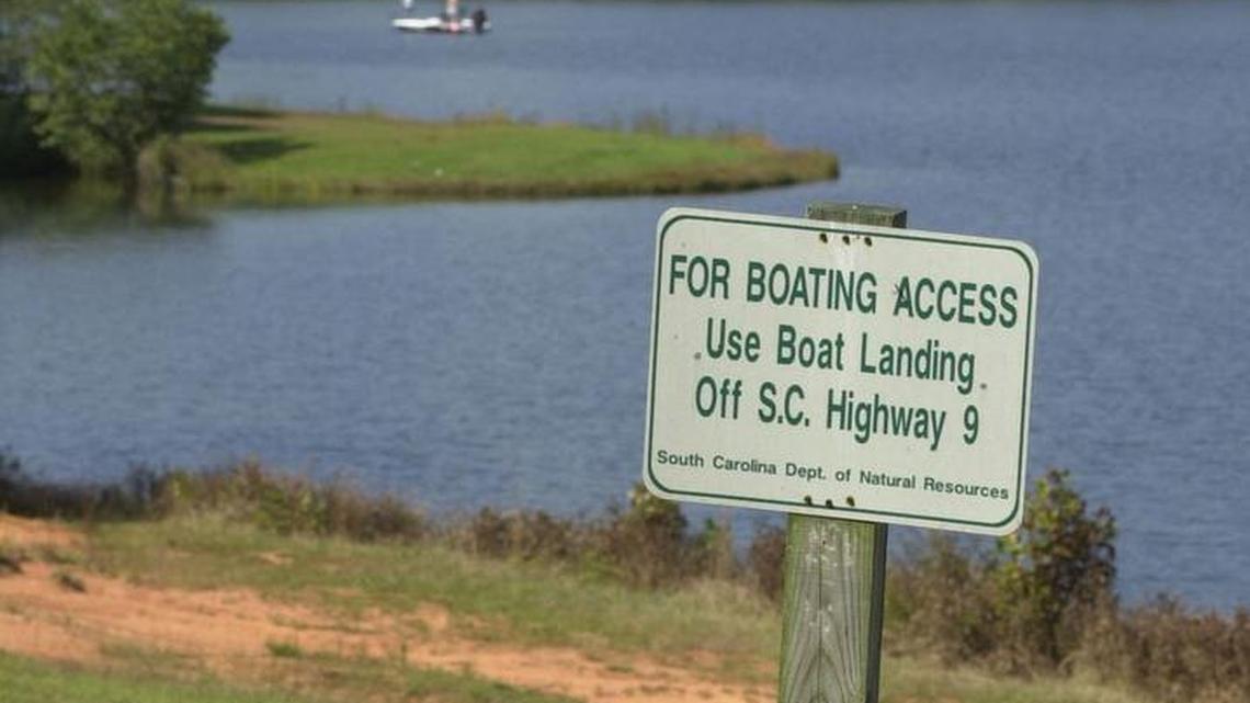 The boat ramp where Susan Smith's car rolled into John D. Long lake.