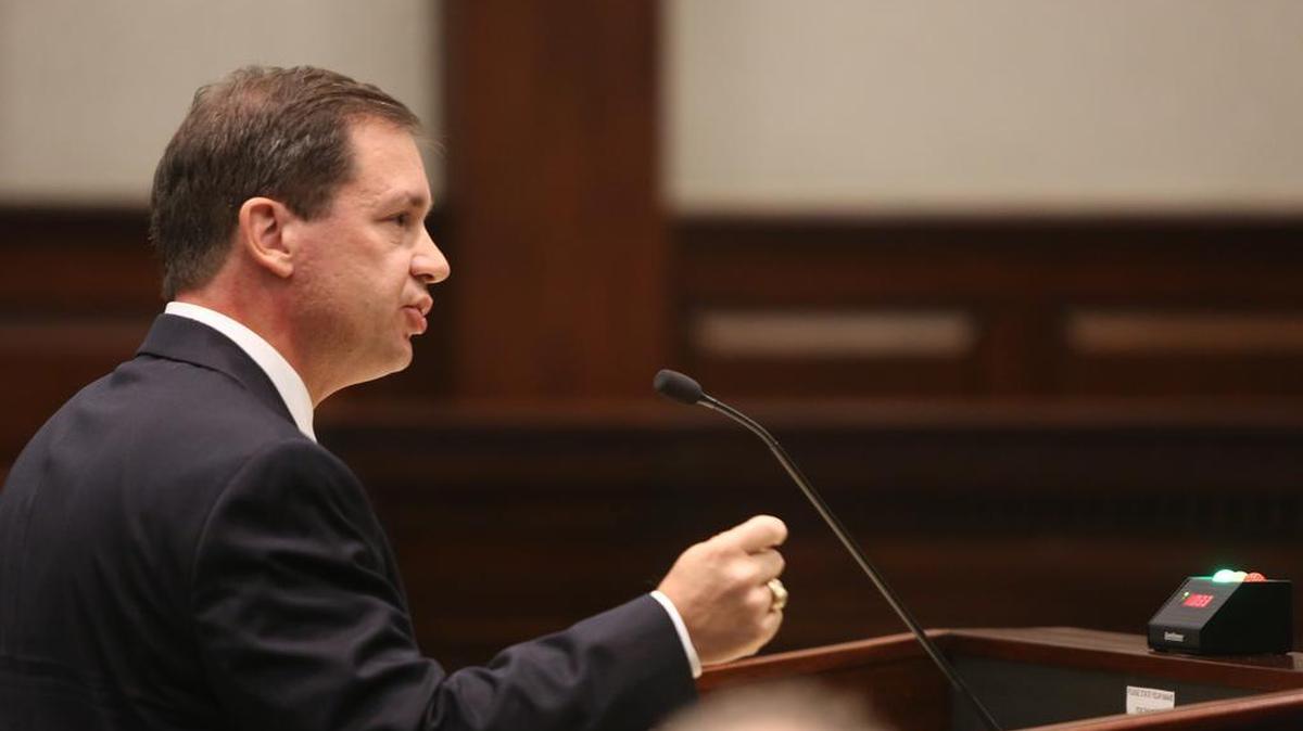 David Pascoe tells the South Carolina Supreme Court in June 2016 why he should be allowed to continue on the State House public corruption probe.