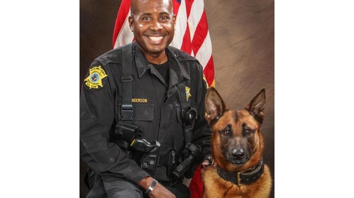 Richland County Deputy Max Anderson and K-9 Robby