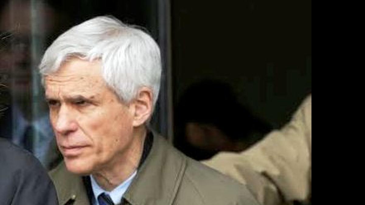 
Defense attorney David Bruck leaves federal court April 8, 2015, in Boston where his client Dzhokhar Tsarnaev was convicted on multiple charges in the 2013 Boston Marathon bombing.
