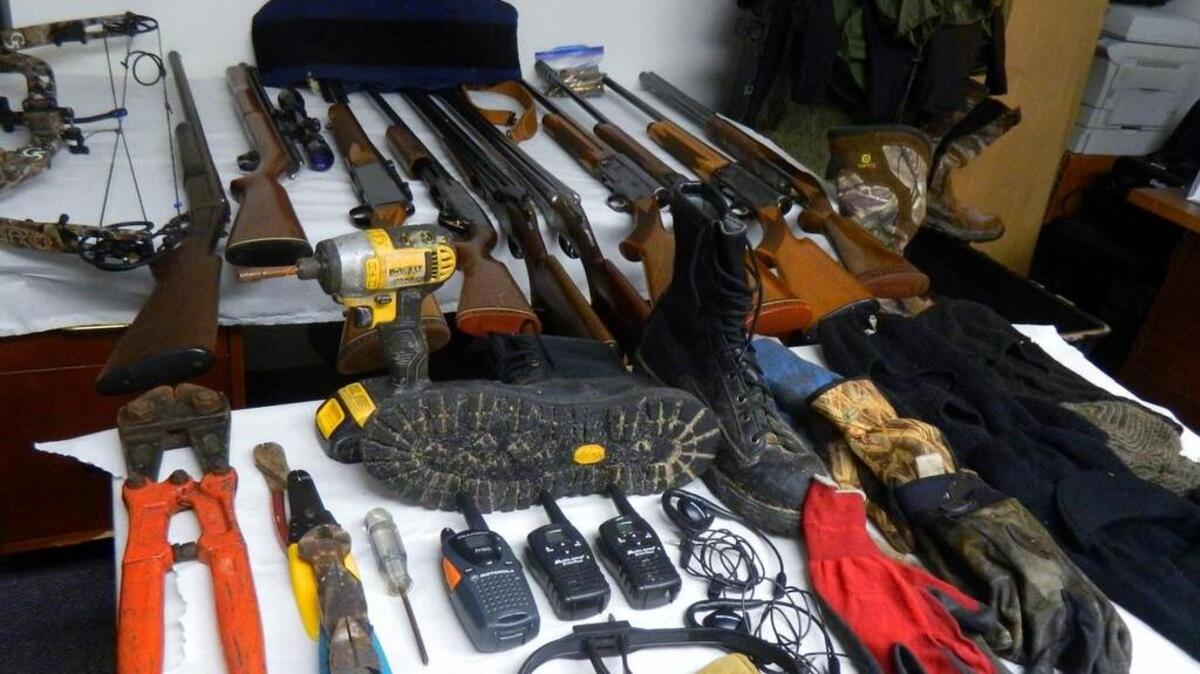 
Weapons and other items confiscated during raid on residence in southern Orangeburg County
