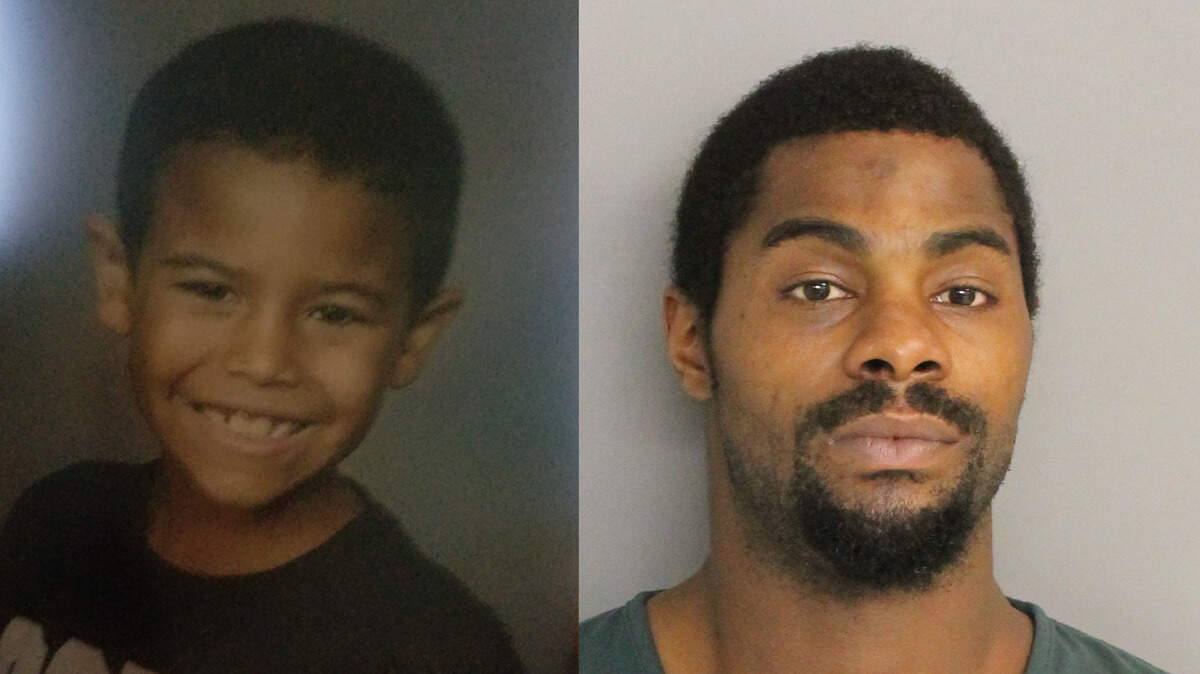 9-year-old Jaylen Frazier, left, is missing from his Aiken County, SC, home and in danger, deputies say. His father, Patrick Frazier, right, sent messages to Jaylen’s mother threatening to harm himself or the boy.