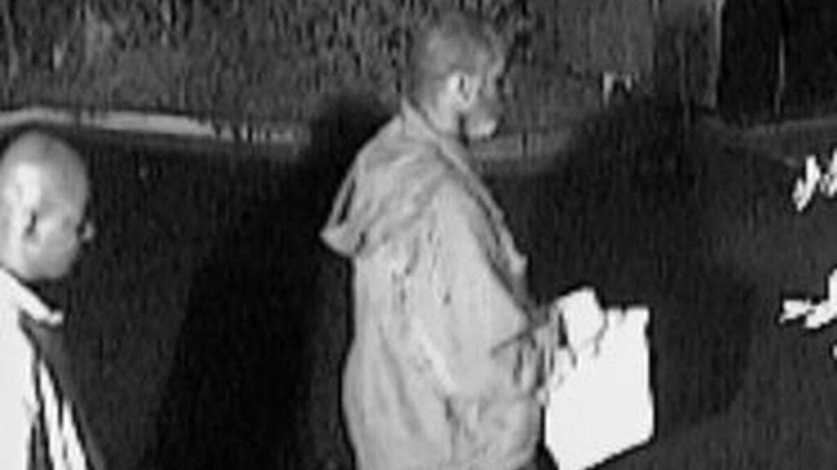 Police released this image from the Saturday night burglary in Five Points.