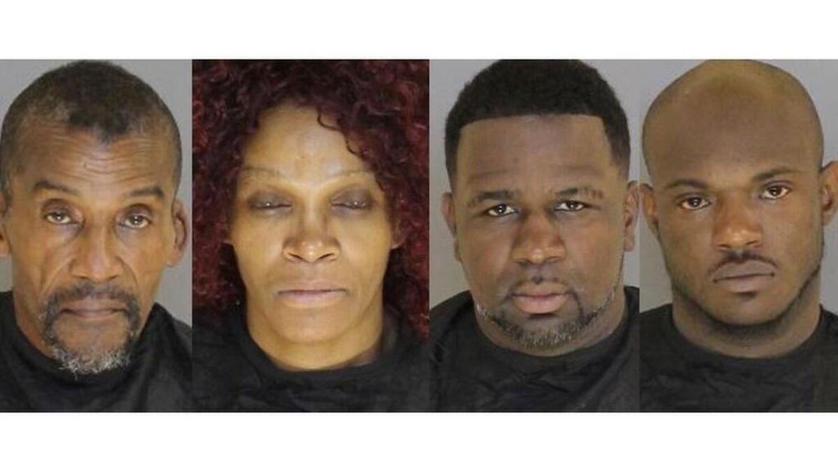 (From left to right) Freddie McCullough, Ruth Wells, Jermaine Smith, and Antonio Wilson