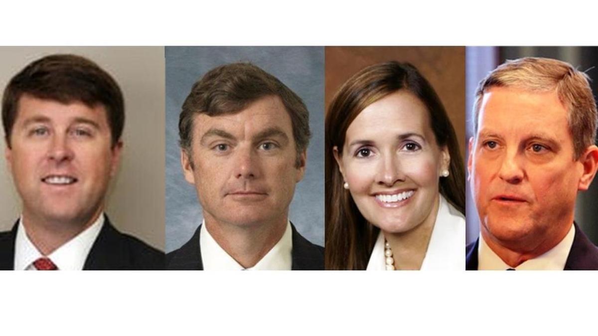 (From the left) Peter McCoy, Bryan Stirling, Sherri Lydon and Robert Bolchoz