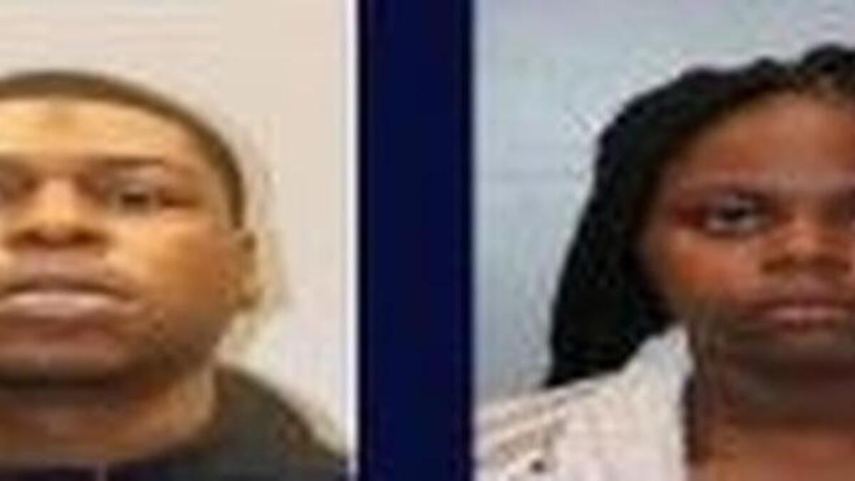 Keon Tucker, left, and Monique Young