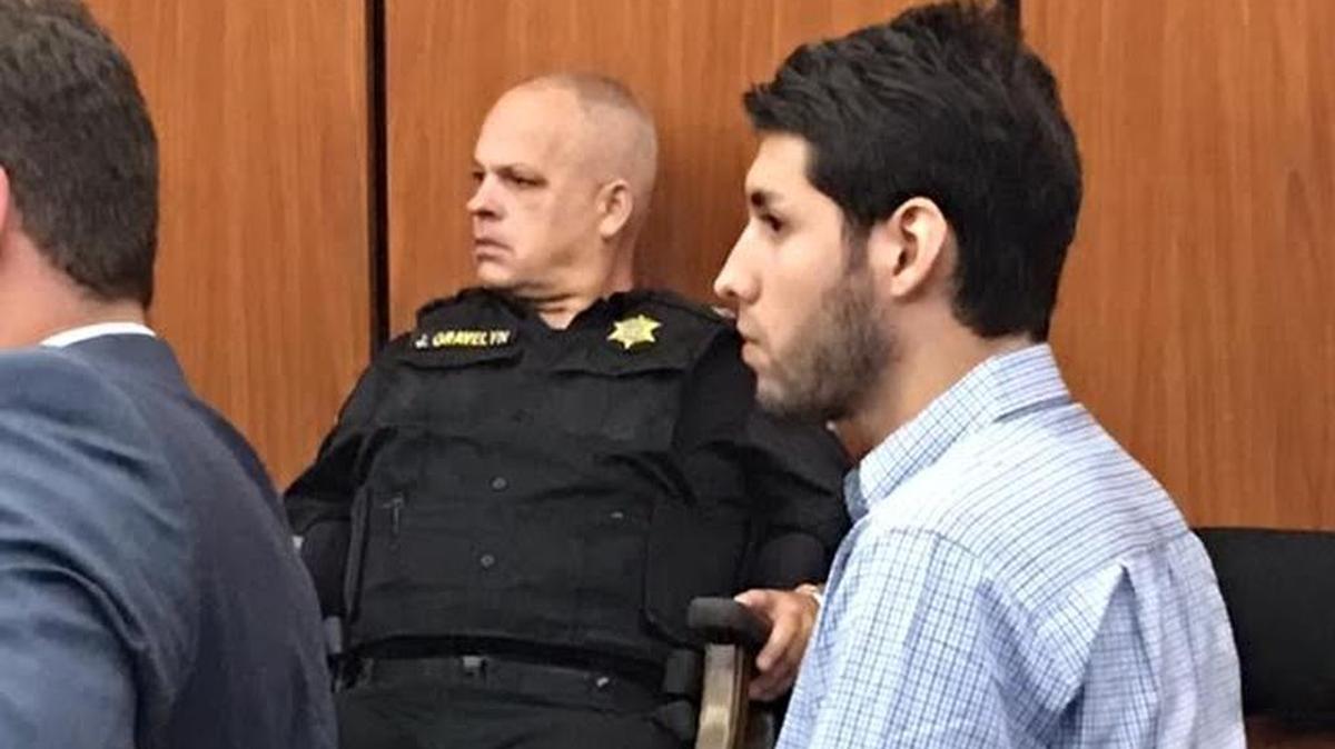Carlos Hernandez, charged with raping a USC student in January, is on trial this week.