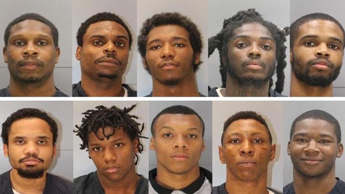 (from top left clockwise) Robinson, Brown, Dennis, Benson, Thompson, Gilmore, Sumter, Felder, Kirk, Brannon