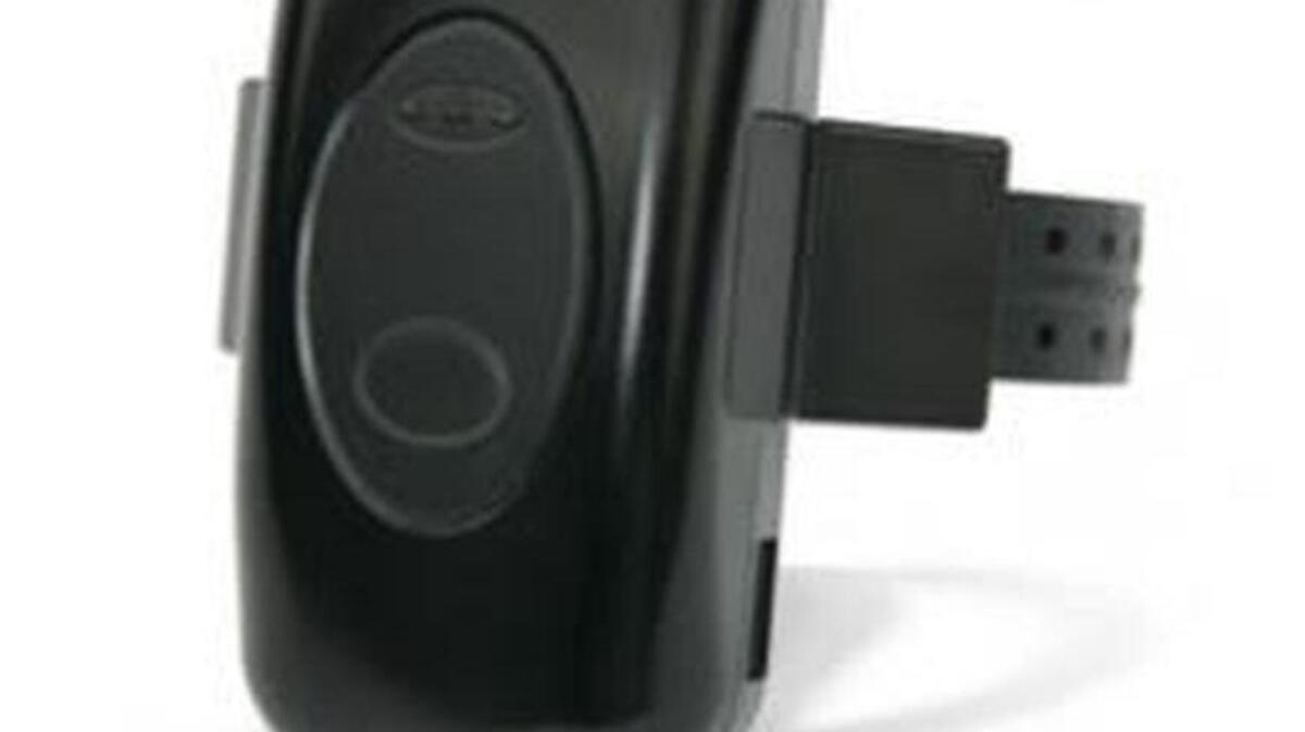 GPS-equipped ankle bracelet