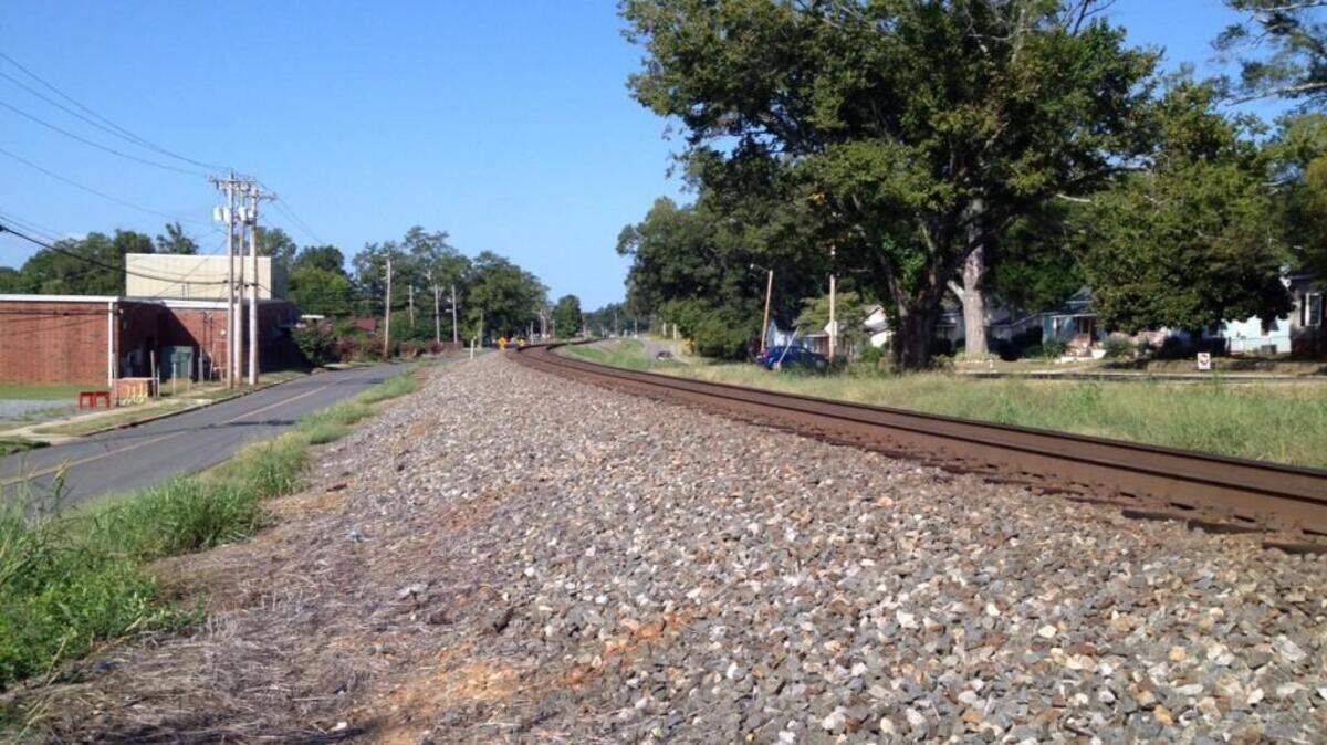 
A man was sleeping on these tracks in the 1500 block of Curtis Street when he was struck and killed by a train.
