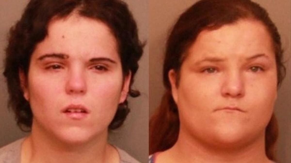Nicole Krystyn Chewning, left, Amber Nicole Trent