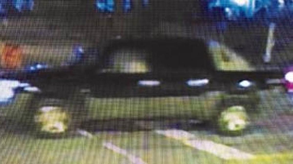 Surveillance image released in connection with early Saturday shooting.