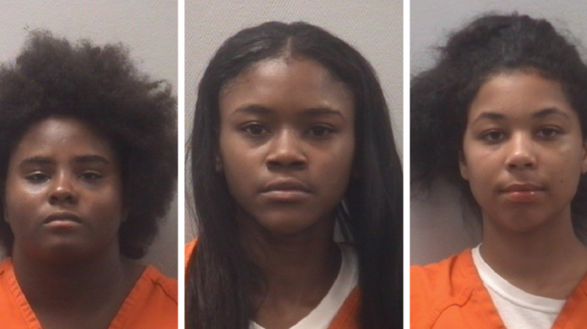 From left: Tia Quineese Murrell, Amilyah Damtria Freeman and Tadestiny Aretrell Simpson-Veal