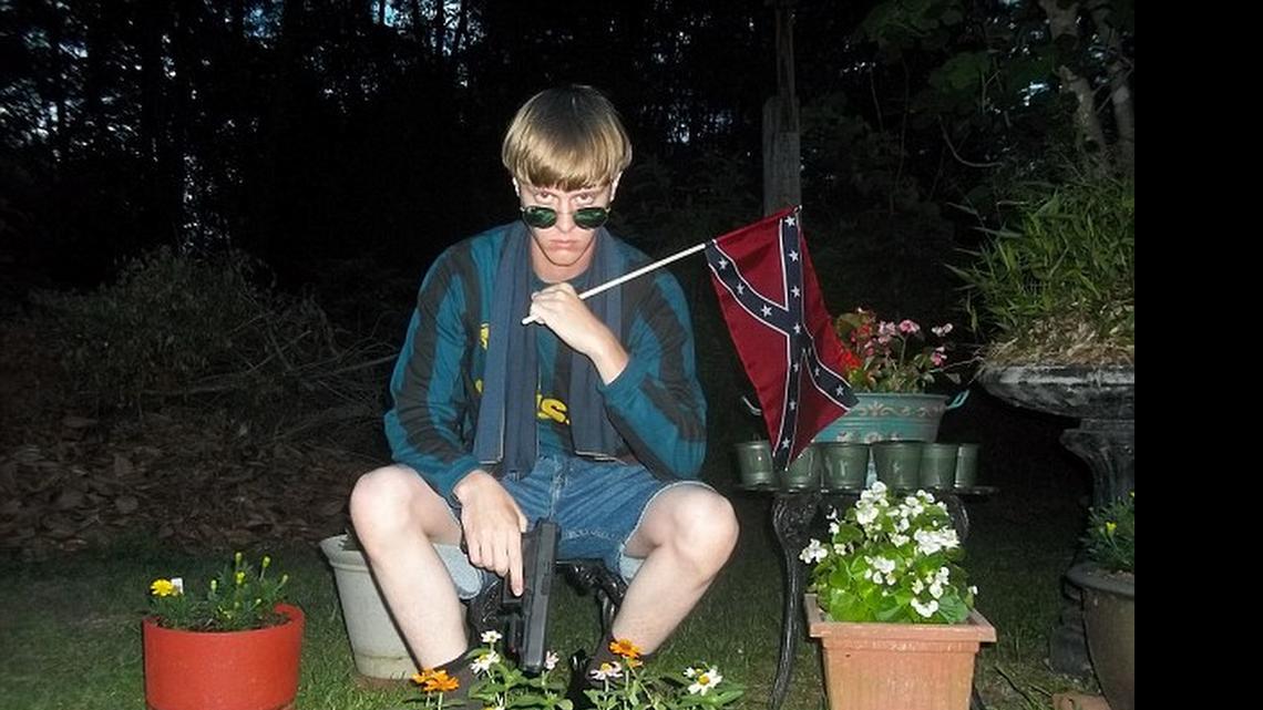 
One of the images from a website purported to belong to Dylann Roof that also contained his alleged manifesto.
