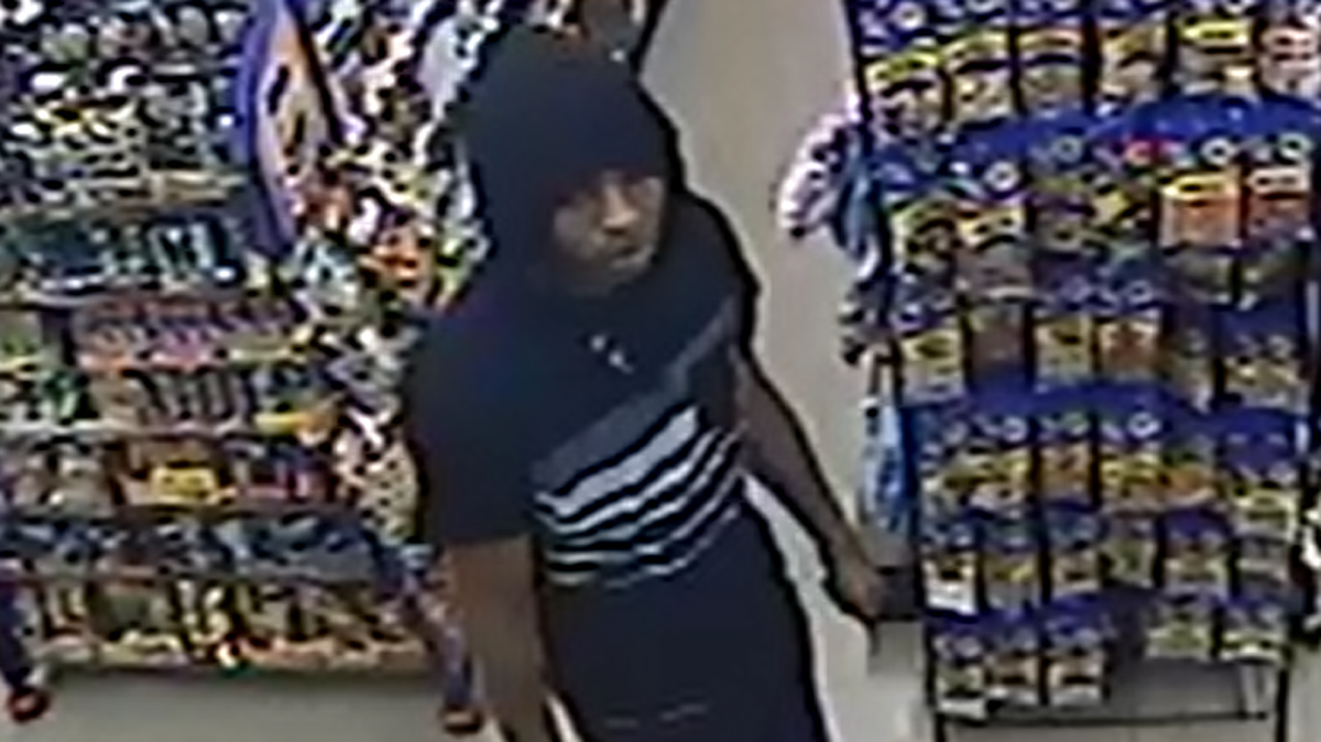 Deputies believe this man captured on surveillance cameras robbed a motorist at gunpoint. Cameras at Stop and Go Convenient Store capture the suspect right before the incident.