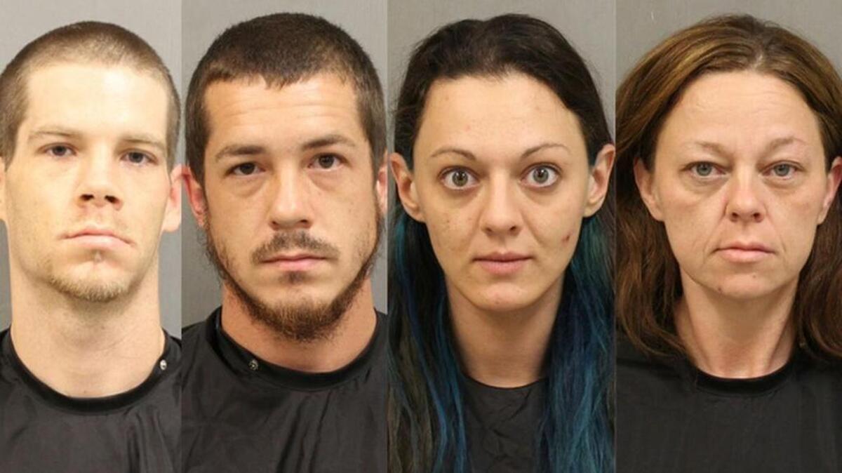 (From the left) Brent Richardson, Jeffery Hopkins, Robin Ruotolo, and Donna Bennett