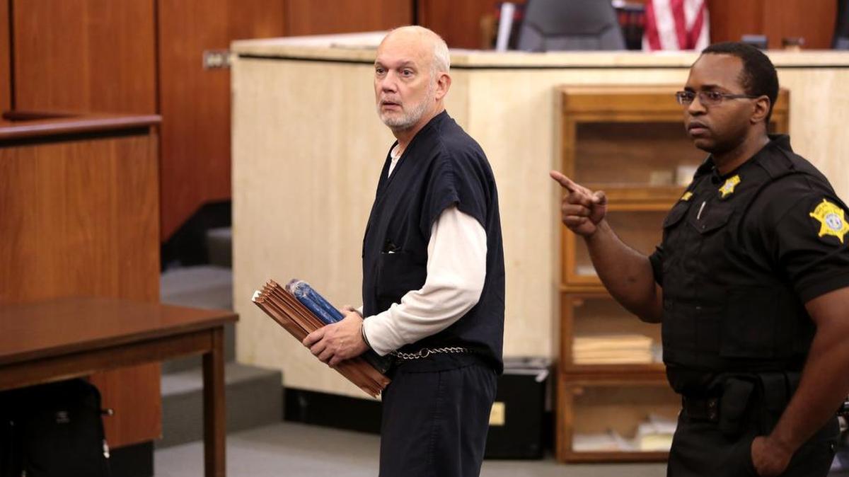 Chuck Sullivan, left, a notorious Columbia serial child molester, was in Richland County court Monday as a jury prepares to hear arguments on whether he should be detained in a facility for sexual predators.