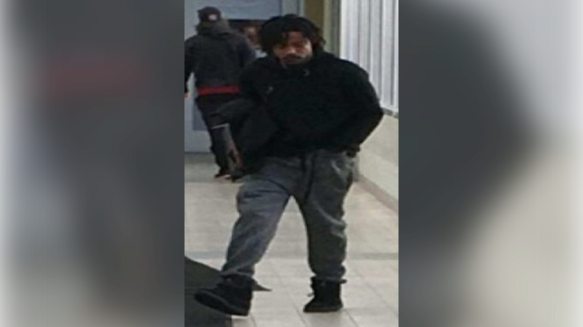 Suspect accused of exposing himself at The Hub on Jan. 15, 2018.
