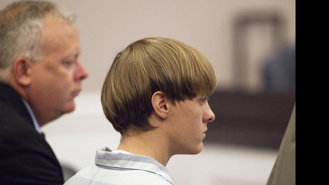
Dylann Roof appears at a court hearing in Charleston, S.C., on Thursday, July 16, 2015. A judge ruled Thursday that Roof, accused of killing nine people at the Emanuel AME Church in Charleston in June, will stand trial in July 2016. 
