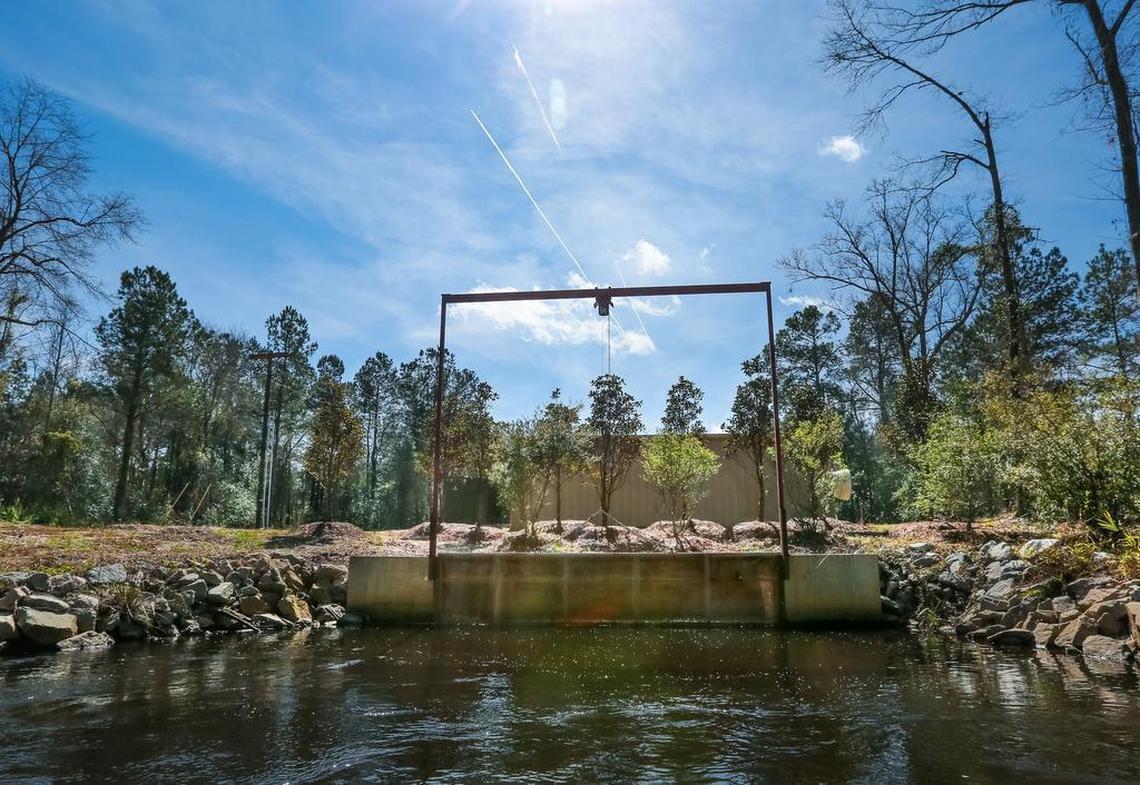 A large irrigation intake pump sits on the bank of the Edisto River, the longest, free-flowing blackwater river in North America. Aiken and Barnwell county residents are concerned that a local mega potato farm and other farms are allowed to take too much water from the Edisto and lower the river to dangerous levels. They say it will harm wildlife and ruin the recreation value of the river that means so much to those who love it.
