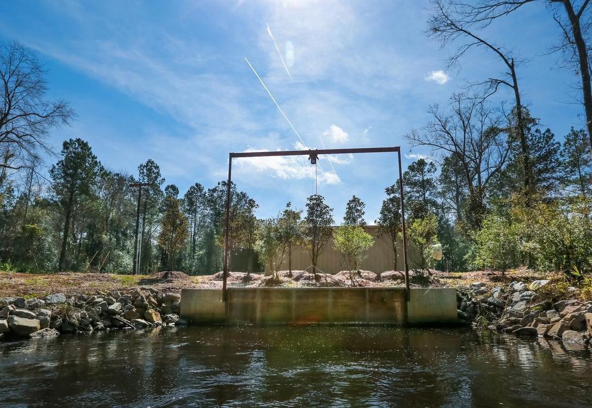 A large irrigation intake pump sits on the bank of the Edisto River, the longest, free-flowing blackwater river in North America. Aiken and Barnwell county residents are concerned that a local mega potato farm and other farms are allowed to take too much water from the Edisto and lower the river to dangerous levels. They say it will harm wildlife and ruin the recreation value of the river that means so much to those who love it.