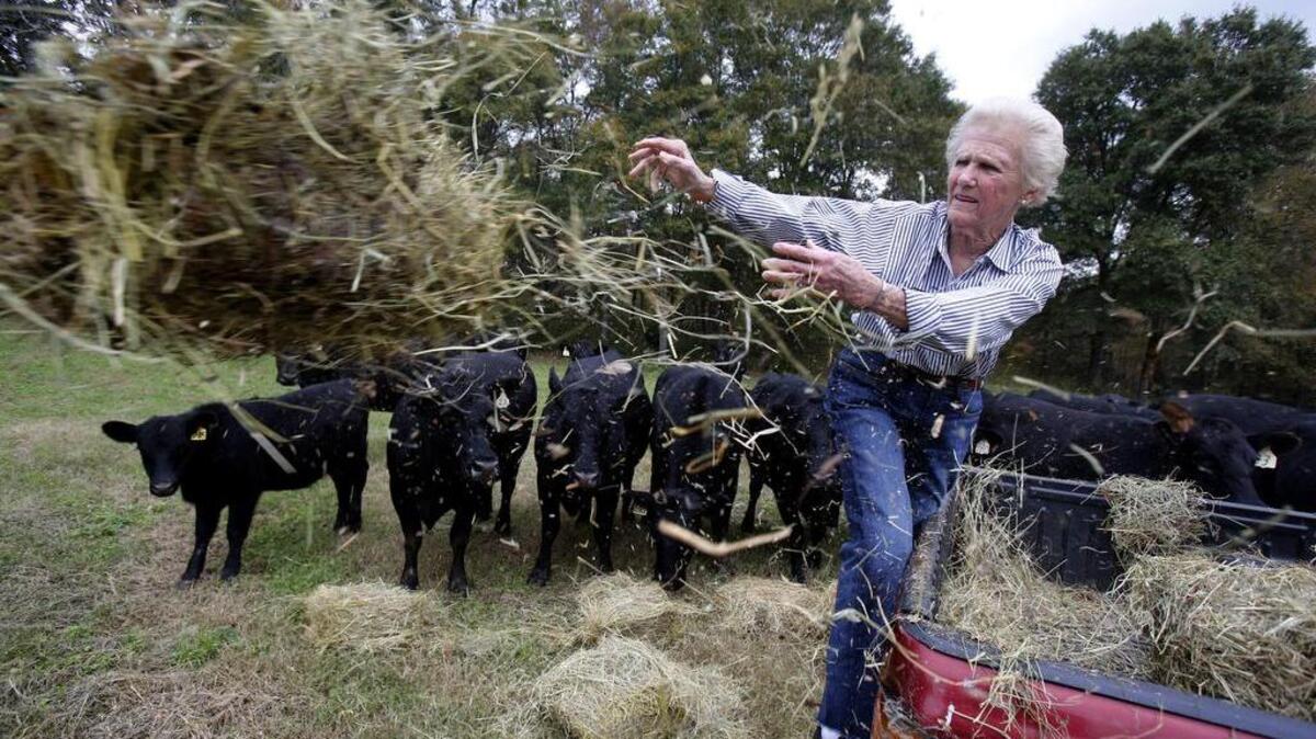 In this October 2015 file photo, Evelyn Edmunds works on her Clover farm. Edmunds was honored last year with S.C. Order of the Palmetto.
