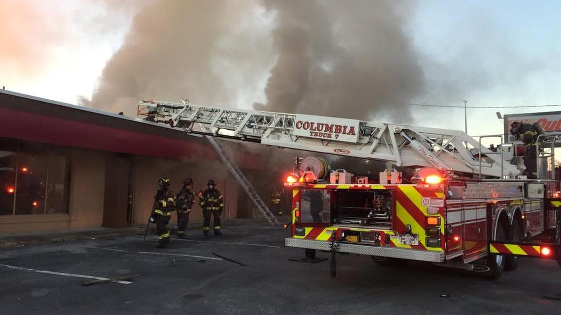 Fire in the 3100 block of Two Notch Road.