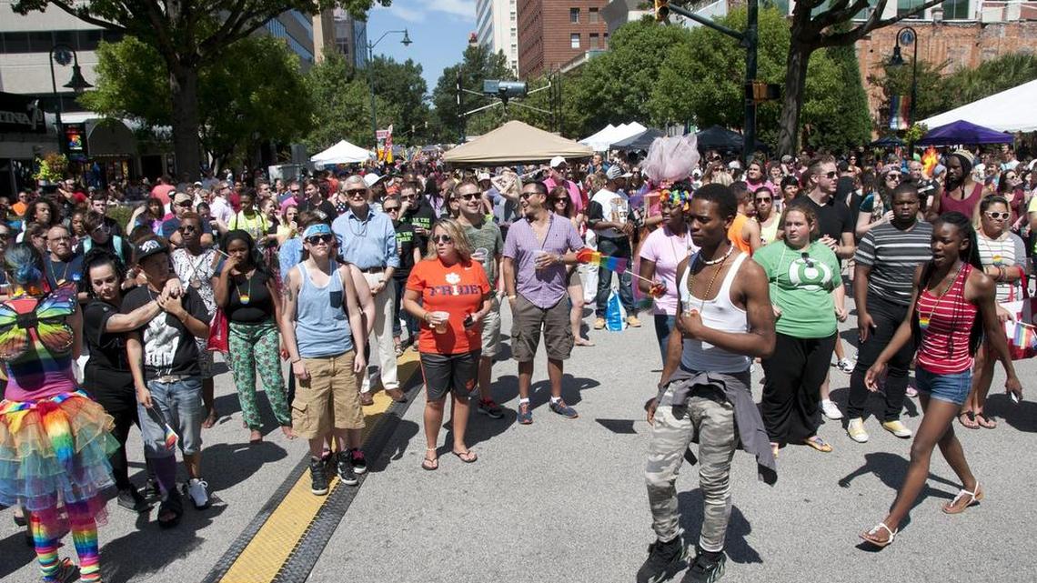 
Last year’s 25th S.C. Pride celebration drew hundreds to Columbia’s city center.
