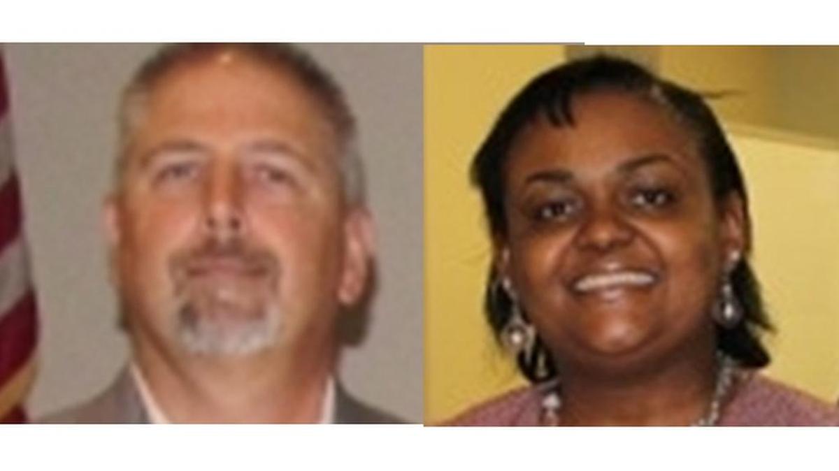 David Baize (on left) and Rhonda Thompson (on right)