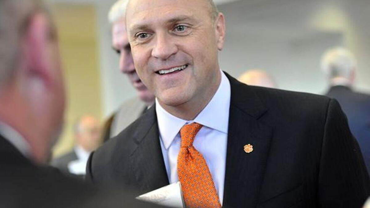 Clemson President Jim Clements
